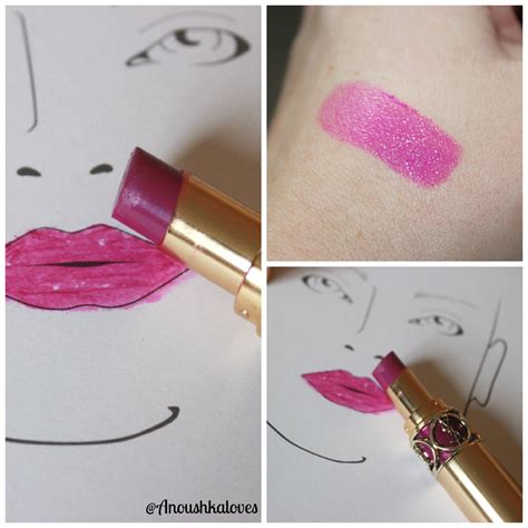 ysl fuchsia in rage dupe|YSL Fuchsia in Rage Rouge Volupté Shine Lipstick Review.